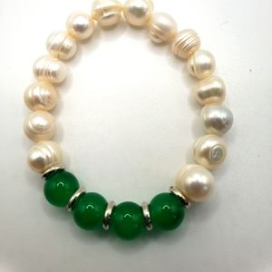 Pearl & Jade bracelet